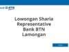 Lowongan Sharia Representative Bank BTN Lamongan