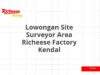 Lowongan Site Surveyor Area Richeese Factory Kendal