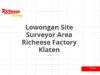 Lowongan Site Surveyor Area Richeese Factory Klaten