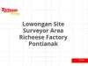 Lowongan Site Surveyor Area Richeese Factory Pontianak