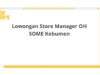Lowongan Store Manager OH SOME Kebumen