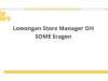 Lowongan Store Manager OH SOME Sragen