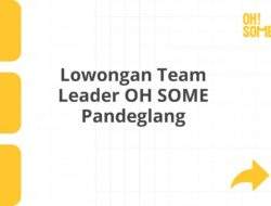 Lowongan Team Leader OH SOME Pandeglang