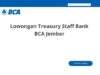 Lowongan Treasury Staff Bank BCA Jember