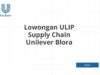 Lowongan ULIP Supply Chain Unilever Blora