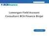 Lowongan Field Account Consultant BCA Finance Binjai