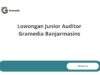 Lowongan Junior Auditor Gramedia Banjarmasins