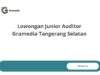 Lowongan Junior Auditor Gramedia Tangerang Selatan