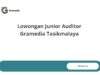 Lowongan Junior Auditor Gramedia Tasikmalaya
