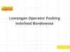 Lowongan Operator Packing Indofood Bondowoso