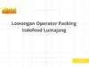 Lowongan Operator Packing Indofood Lumajang
