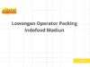 Lowongan Operator Packing Indofood Madiun