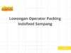 Lowongan Operator Packing Indofood Sampang