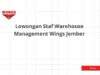 Lowongan Staf Warehouse Management Wings Jember