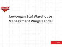 Lowongan Staf Warehouse Management Wings Kendal