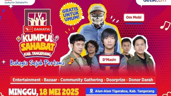 Daihatsu Kumpul Sahabat Tangerang: D'Masiv Manggung Akhir Pekan!