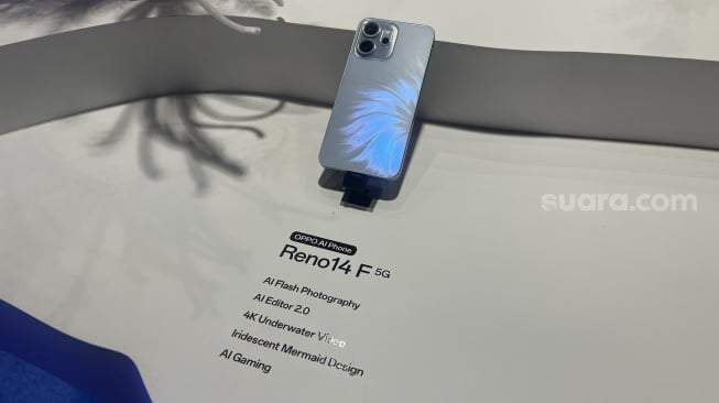 Oppo Reno 14F Resmi di Indonesia: Harga Murah, Spesifikasi Gahar!