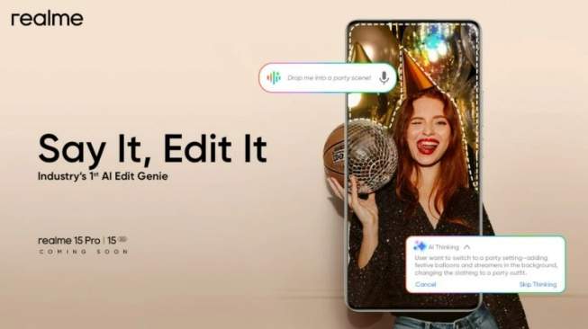 Realme 15: HP Midrange RAM Besar, Kamera AI Canggih!
